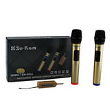 Мікрофон MICROPHONE SM 820A металевий корпус золото/чорний (7810_846), фото 3