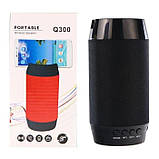 Портативна колонка XPRO Q300 5Вт USB, AUX, FM, Bluetooth чорна (Q300), фото 4