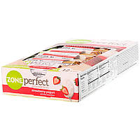 ZonePerfect, Nutrition Bars, клубничный йогурт, 12 батончиков, весом 50 г (1,76 унции) каждый в Украине