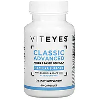 Viteyes, Classic Advanced Macular Support, формула на основе AREDS 2, 60 капсул в Украине