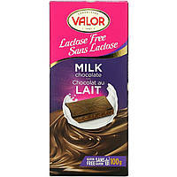 Valor, Молочный шоколад, без лактозы, 3,5 унции (100 г) в Украине