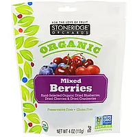Stoneridge Orchards, Органическая смесь ягод, 4 унции (113 г) в Украине