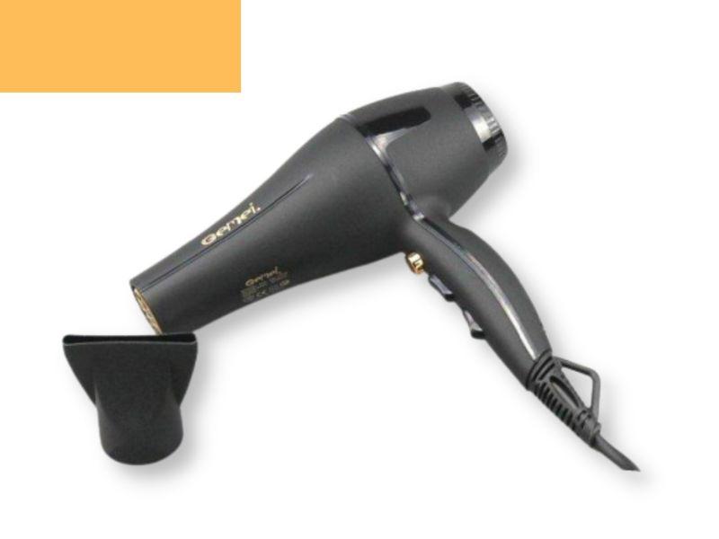 Фен професійний для волосся з насадкою GEMEI GM-1763 2200 Вт чорний (GM-1763), фото 1