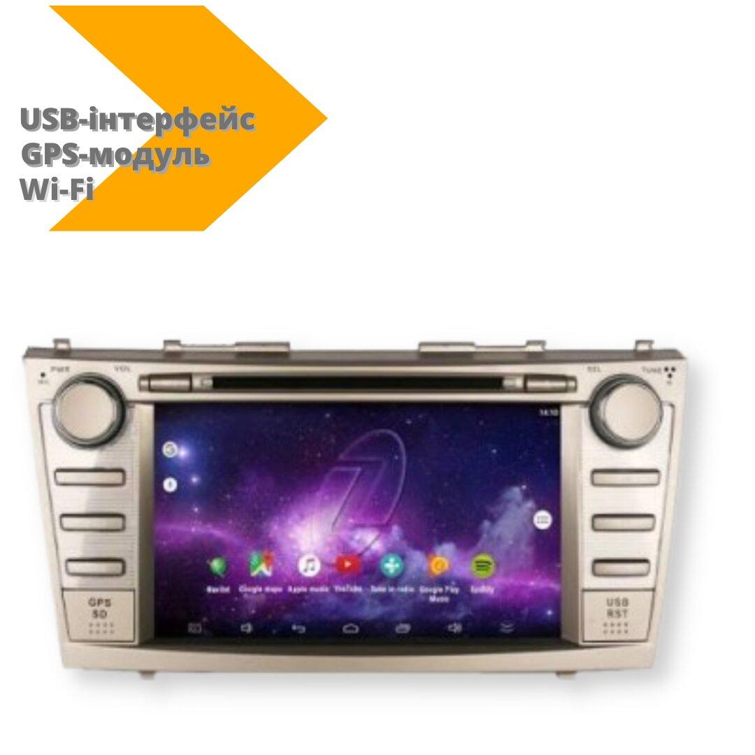 Автомагнітола штатна Toyota Camry V40 2006-2007 9" Android 10.1 4/32 чорний (Toyota Camry V40 2006-2007_8800)
