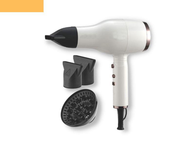 Фен для укладання волосся професійний з насадками XPRO 37002 білий (41008-DSP-37002), фото 1