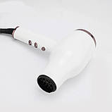 Фен для укладання волосся професійний з насадками XPRO 37002 білий (41008-DSP-37002), фото 5