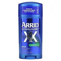 Arrid, Extra Extra Dry XX, твердый дезодорант-антиперспирант, без запаха, 73 г (2,6 унции) в Украине