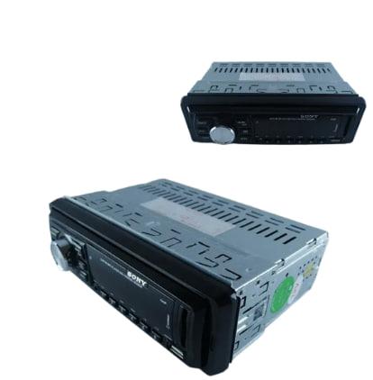 Автомагнітола з парктроніком на 4 датчики SONY 1044P FM/MP3, SD, USB чорна (lp-30381_649)