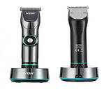 Професійна бездротова машинка для стрижки волосся та бороди VGR V-256 Чорний (V-256_1116), фото 9