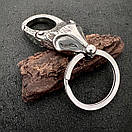 Брелок для ключів з нержавіючої медицинськои стали "Fox", фото 3