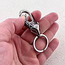 Брелок для ключів з нержавіючої медицинськои стали "Fox", фото 4