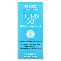 GNC, Total Lean, Burn 60, средство для эффективного сжигания жира, 60 таблеток в Украине