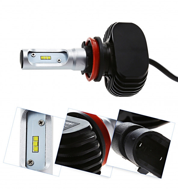 Лампи XPRO COKOL LED S1-H4 світлодіодні LED в авто надяскраві 8000 lm з цоколем H4 потужністю 50 W (1687_22841)