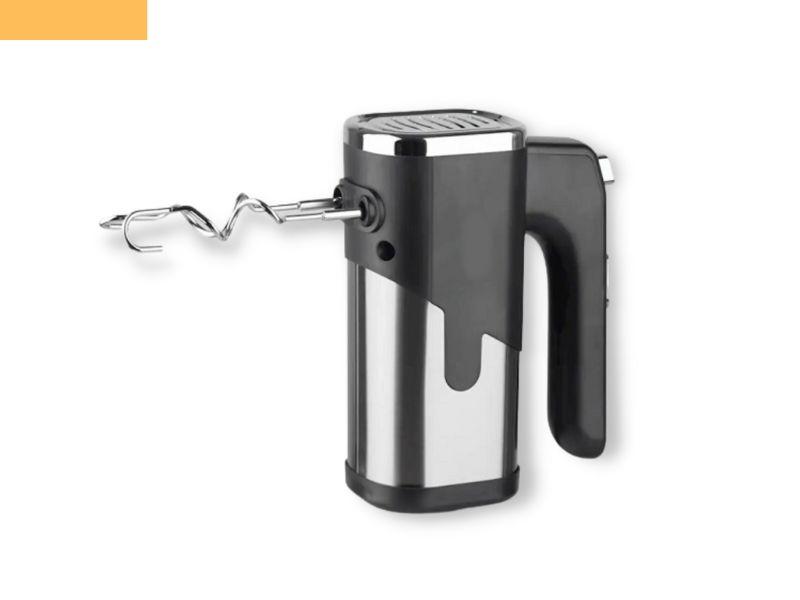 Ручний міксер кухонний XPRO R 6630 5 швидкостей 2 насадки чорний (41023-R-6630), фото 1