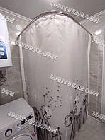 Тканевая шторка для ванной комнаты из полиэстера "Dandelli" (Одуванчики) Jackline, размер 240х200 см., Турция