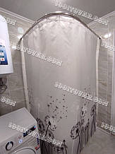 Тканинна шторка для ванної кімнати з поліестеру "Dandelli" (Кульбаба) Jackline, розмір 240х200 см., Туреччина