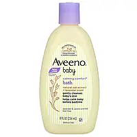 Aveeno, Продукция для детей, Успокаивающее средство для ванны с лавандой и ванилью, 8 жидких унций (236 мл) в
