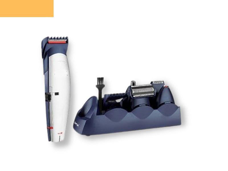 Професійна машинка для стрижки волосся і бороди тример 3в1 XRPO GM 591 біла (GM 591 ), фото 1