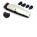 Професійна машинка для стрижки волосся і бороди тример 3в1 XRPO GM 591 біла (GM 591 ), фото 4