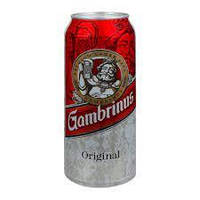 ПИВО СВІТЛЕ GAMBRINUS ORIGINAL 10 Ж/Б 0,5 Л