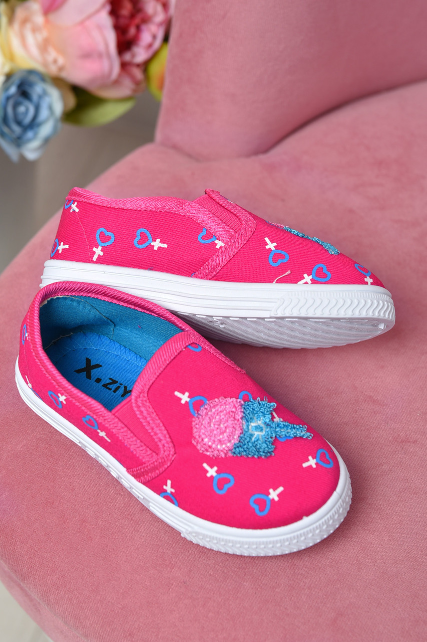 Мокасини дитячі для дівчинки рожевого кольору р.26 160817T Безкоштовна доставка, фото 1