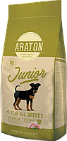 Полноценный сухой корм для щенков всех пород ARATON JUNIOR All Breeds 15кг