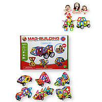 Магнітний конструктор 36 деталей від 3-х років різнокольоровий (конструктор 36 деталей_539)