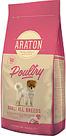 Полноценный сухой корм для взрослых собак всех пород ARATON POULTRY Adult All Breeds 15кг