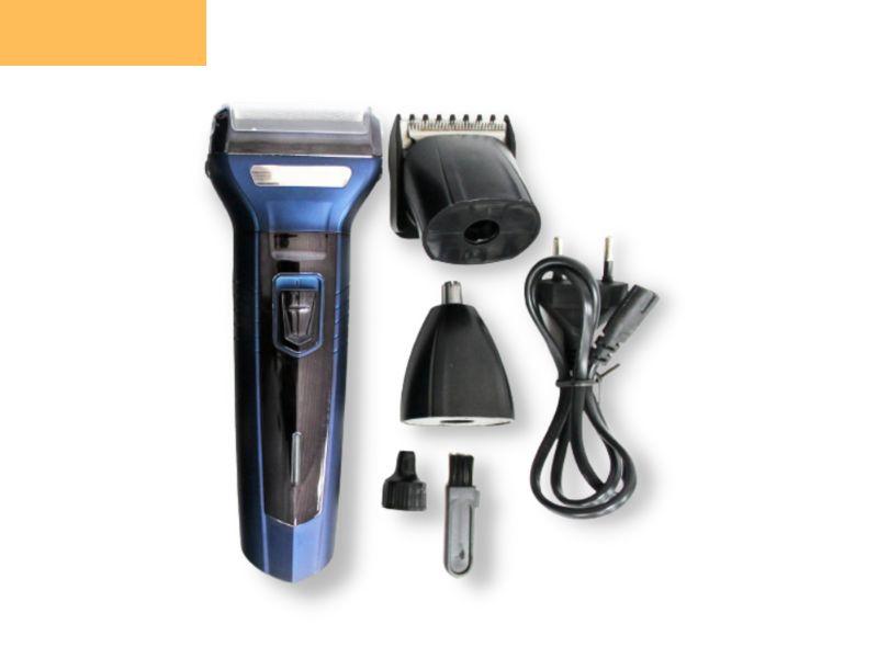 Професійна машинка для стрижки волосся з насадками 3 в 1 XRPO GM 566 синя (GM 566 ), фото 1