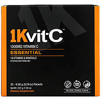 1Kvit-C, Витамин C, незаменимые питательные вещества, шипучая смесь для напитка, натуральный апельсиновый в