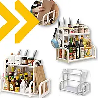 Стійка для спецій пластикова біла XPRO( WM-4063_378)