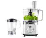 Кухонний комбайн 4 функції 1,5 л просте керування регулювання потужності імпульсний режим 800Вт DSP KJ3041A White, фото 2