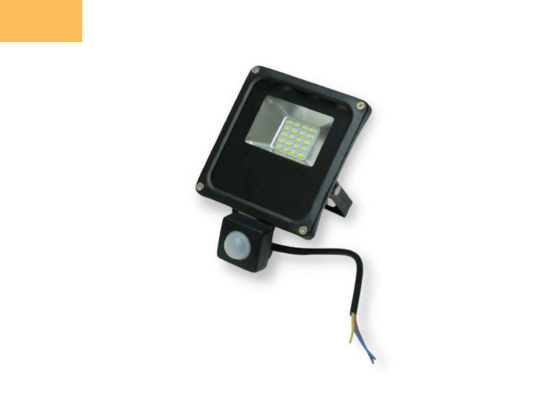 Прожектор світлодіодний з датчиком руху XPRO LED FL-10W-S slim Black 5000K (lp-88498)