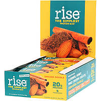 Rise Bar, THE SIMPLEST PROTEIN BAR, Snicker Doodle, 12 Bars, 2.1 oz (60 g) Each (Discontinued Item) в Украине