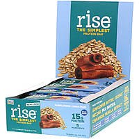 Rise Bar, THE SIMPLEST PROTEIN BAR, Sunflower Cinnamon, 12 Bars, 2.1 oz (60 g) Each (Discontinued Item) в в