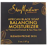 SheaMoisture, Африканское черное мыло, увлажняющий крем для поддержания баланса, 57 г (2 унции) в Украине