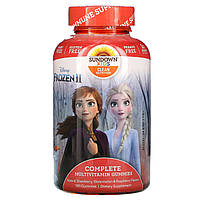 Sundown Naturals Kids, Disney Frozen II, полный комплекс мультивитаминов в жевательных таблетках, со вкусом в