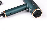 Фен для укладання волосся компактний з концентратором XPRO 30253 зелений (41010-DSP-30253), фото 3