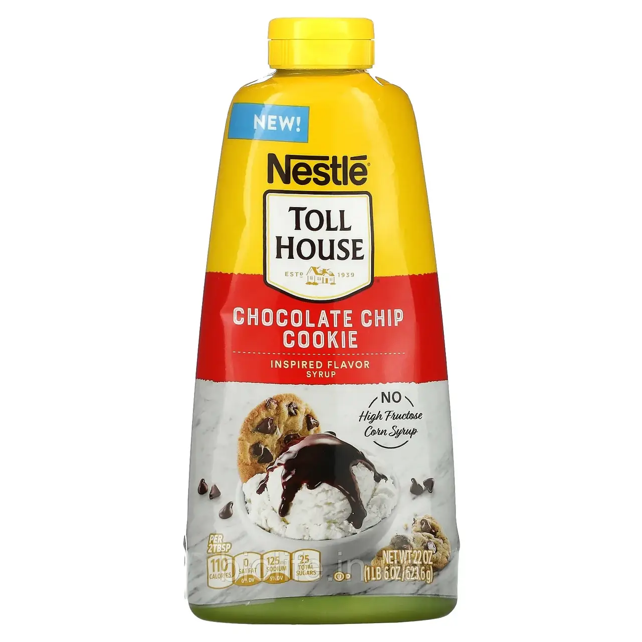 Nestle Toll House, Flavor Syrup, шоколадное печенье, 623,6 г (22 унции) в Украине - фото 1 - id-p1895342746