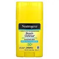 Neutrogena, пляжная защита, солнцезащитное средство в виде стика, SPF 50+, 42 г (1,5 унции) в Украине