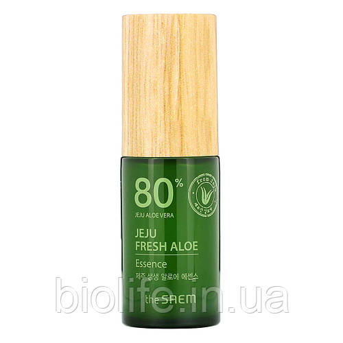 The Saem, Jeju Fresh Aloe, 80% алоэ вера, эссенция, 35 мл (1,18 жидк ...