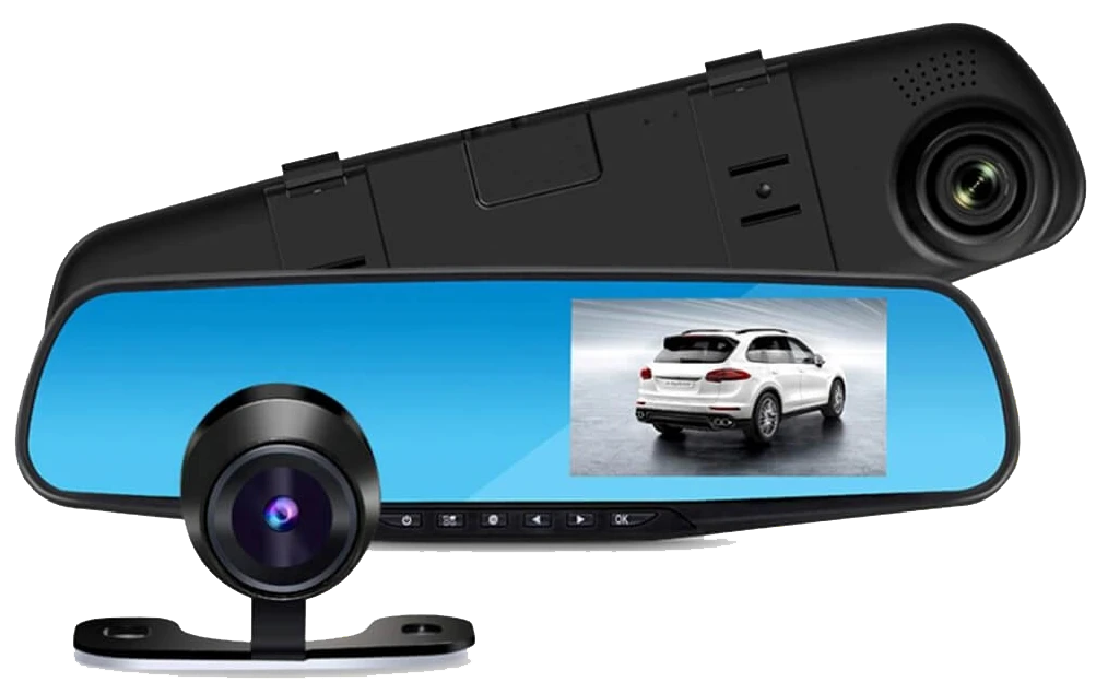 Відеореєстратор дзеркало з камерою заднього огляду XPRO DRIVE 4 SIMPLE