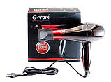 Фен професійний для волосся з насадкою GEMEI GM 1719 1800 Вт чорний (GM 1719 ), фото 4