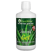 Real Aloe, Гель алоэ вера, 32 жидкие унции (960 мл) в Украине