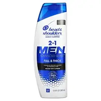 Head & Shoulders, Men Advanced Series, шампунь и кондиционер 2 в 1, для насыщенной и густой кожи, 380 мл (12,8