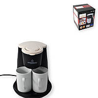 Кавоварка Crownberg CB 1568 краплинна 500 Вт ударостійкий пластик чорний (CB-1568_3444)