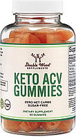 Double Wood Keto ACV Gummies / Кето яблочный уксус жевательные конфеты 60 шт