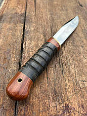 Ніж для важких робіт Мужик, шкіряні піхви в комплекті, фото 4