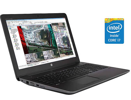 Мобільна робоча станція HP Zbook 15 G3 / 15.6" (1920x1080) IPS / Intel Core i7-6820HQ (4 (8) ядра по 2.7 —, фото 2