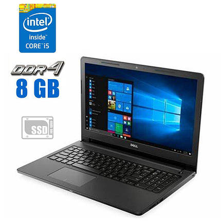 Ноутбук Dell Inspiron 15 3000 / 15.6" (1920x1080) IPS / Intel Core i5-7200U (2) ядра по 2.5 — 3.1 GHz) / 8, фото 2